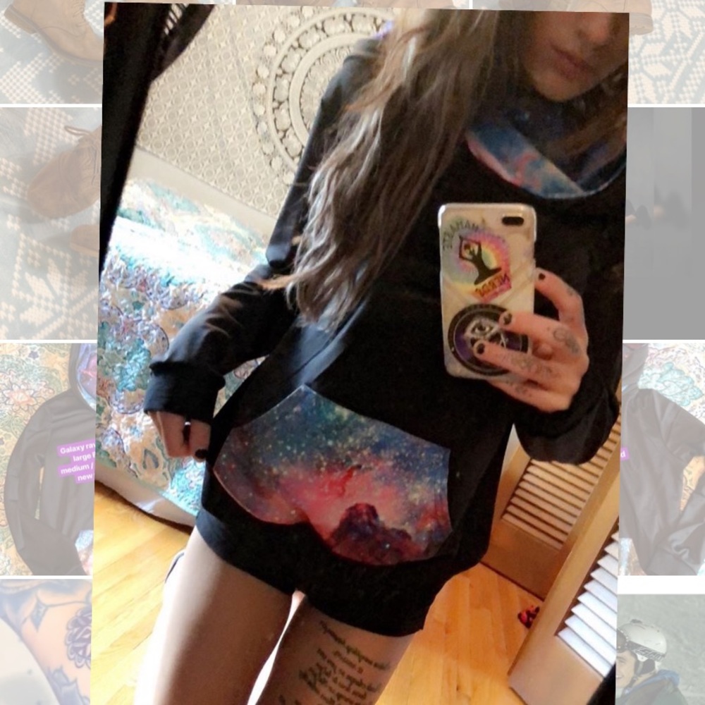 Rave galaxy hoodie
